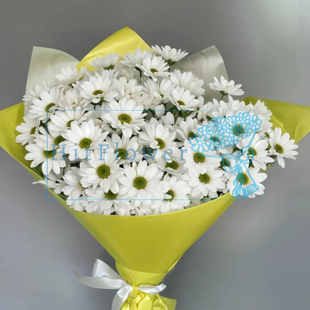 Букет цветов из: Хризантемы